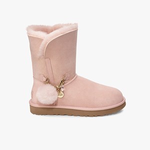 Ugg Classic Mini Charms Women Classic Boots Pink (4895NGBXJ)